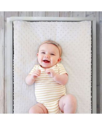 2 Pack Minky Dot Solid Changing Pad Covers