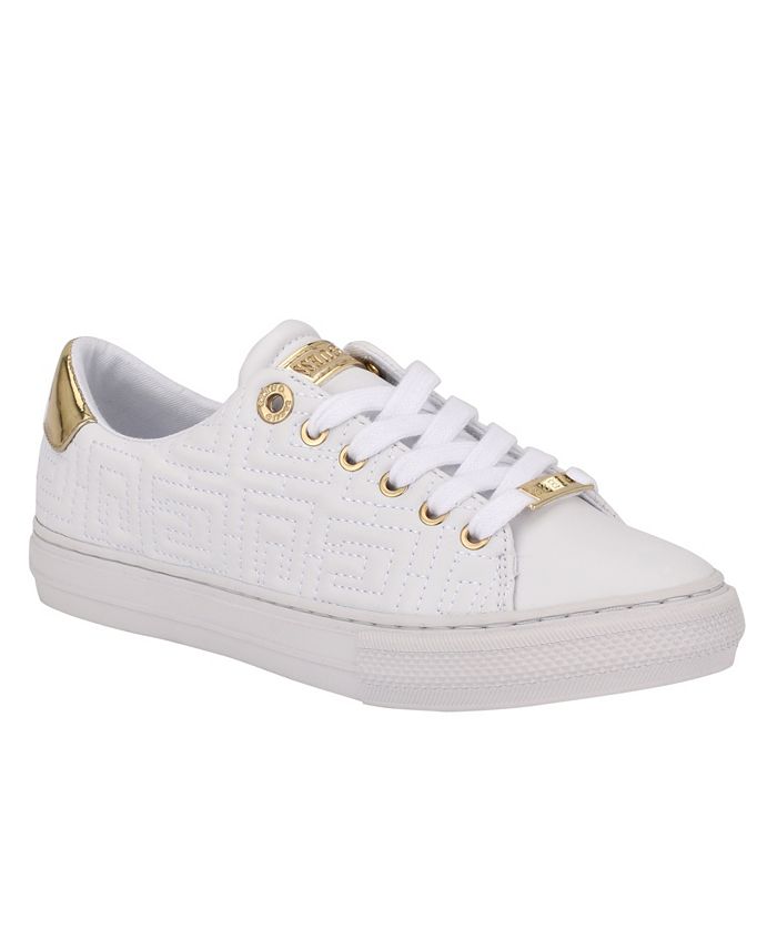 GUESS Women's Lodenn Lace-Up Sneakers - Macy's