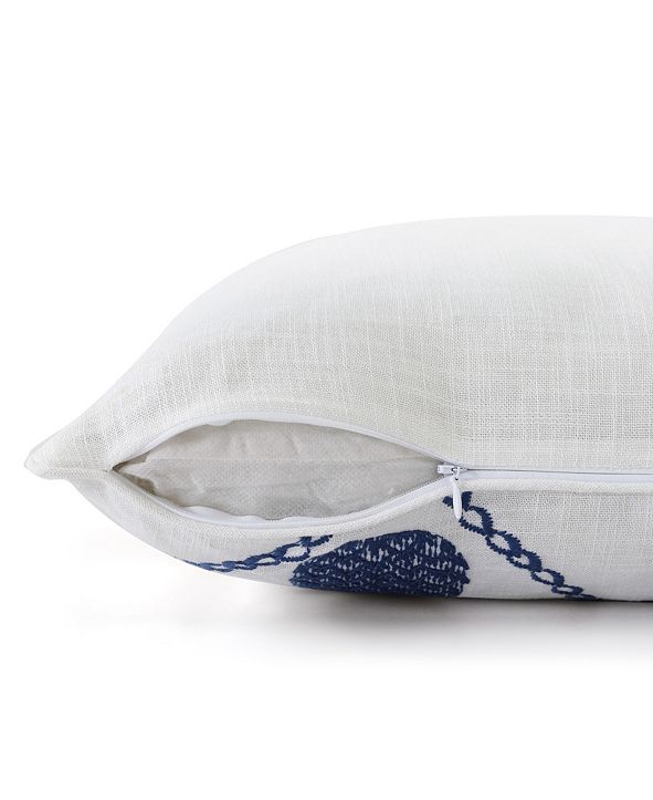 Tommy Bahama Pineapple Resort Embroidered 20" Decorative Pillow