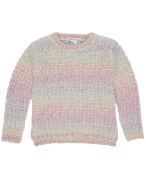 image of Epic Threads Toddler Girls All Over Rainbow Sparkle Knit Sweater
