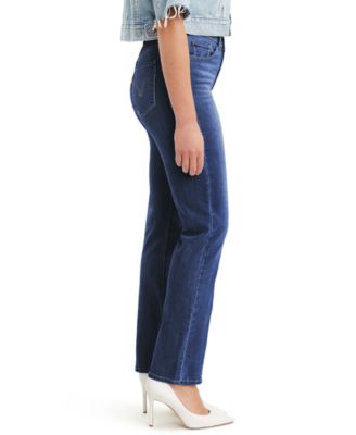 Women's Classic Mid Rise Straight-Leg Jeans