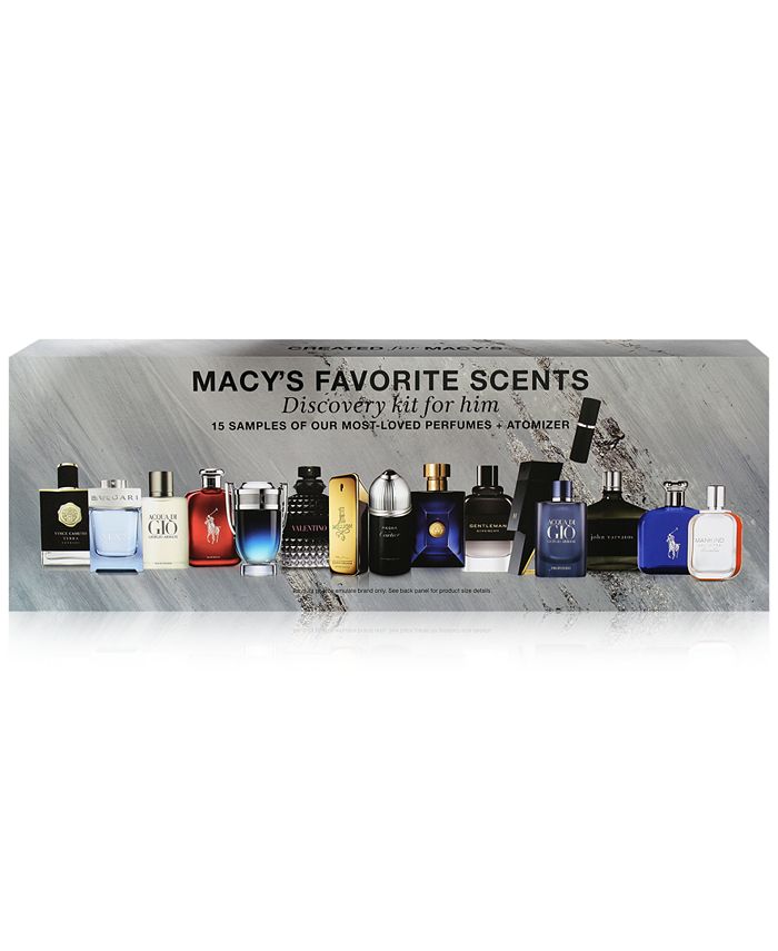 Macy's favorite scents hot sale discovery kit for him