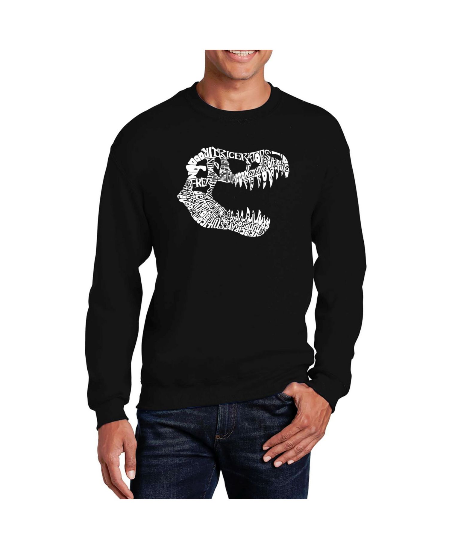 Men's Word Art Trex Crewneck Sweatshirt