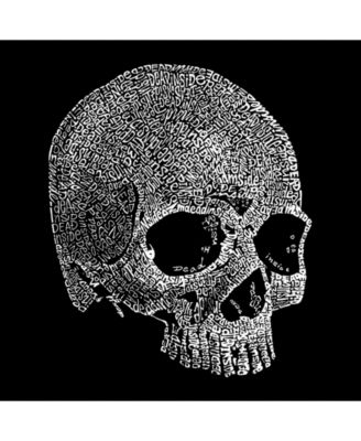 Men's Word Art Dead Inside Skull Crewneck Sweatshirt