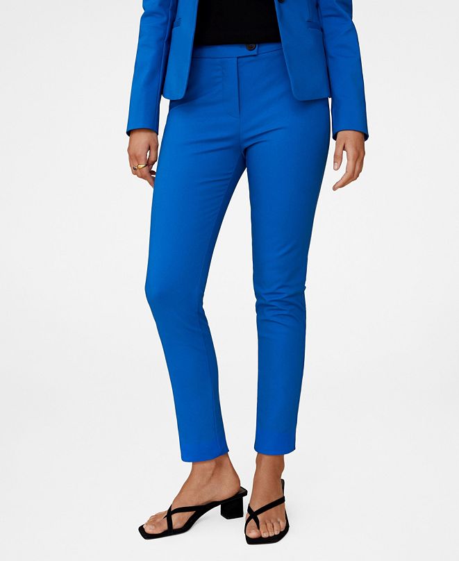 Mango Womens Suit Skinny Fit Pants And Reviews Women Macys