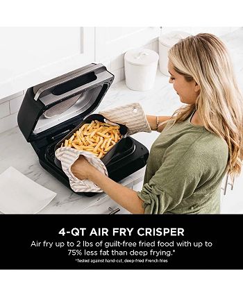 Ninja Foodi™ 5-in-1 Indoor Grill with 4-Quart Air Fryer, Roast, Bake,  Dehydrate, and Cyclonic Grilling Technology, AG301 - Macy's