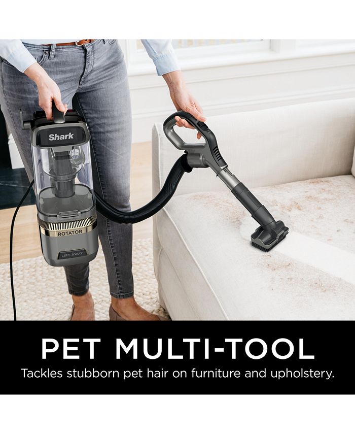 Shark Rotator Lift-Away ADV DuoClean PowerFins Upright Vacuum with Self-Cleaning Brushroll LA502 - Silver