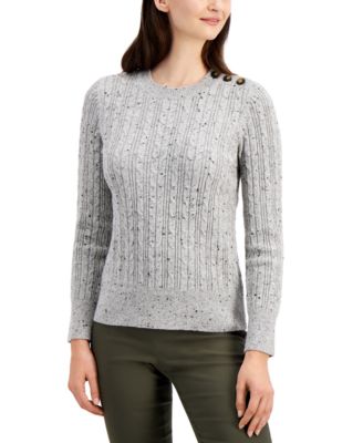 macy's women's cable knit sweater