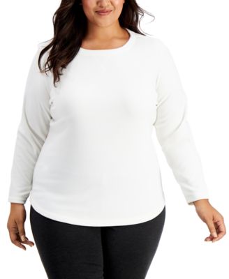 macy's last act plus size tops