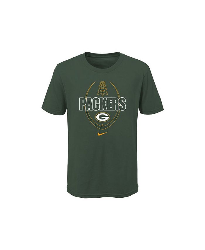 Preschool Nike Green Bay Packers Team Wordmark T-Shirt