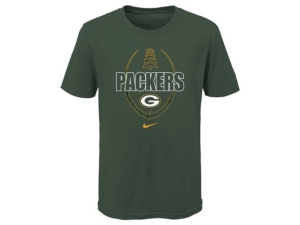 Nike Green Bay Packers Youth Football Icon T-Shirt