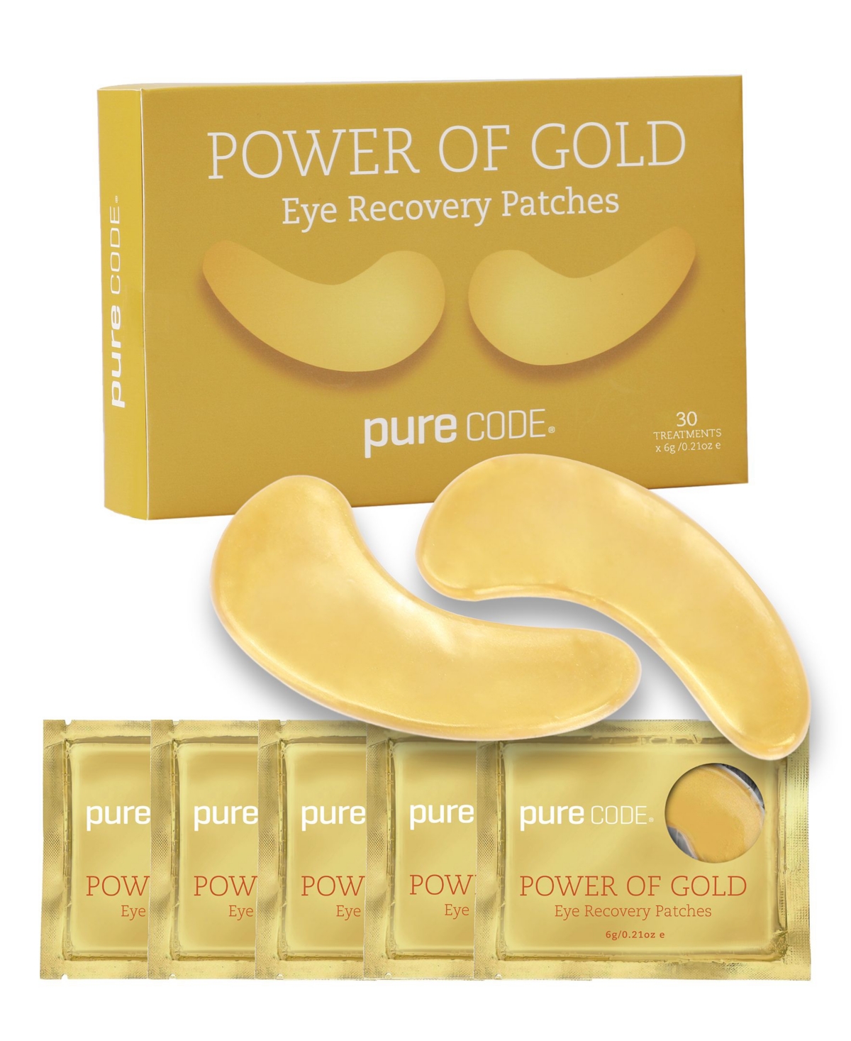 Power of Gold Eye Recovery Patches - Gold