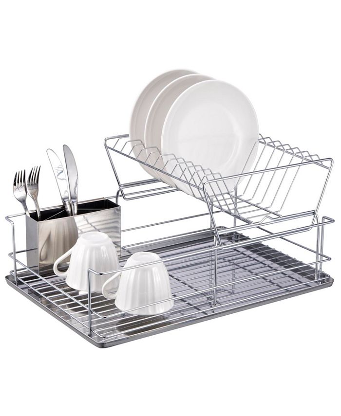 Fit-in 2-Tier Dish Drying Rack