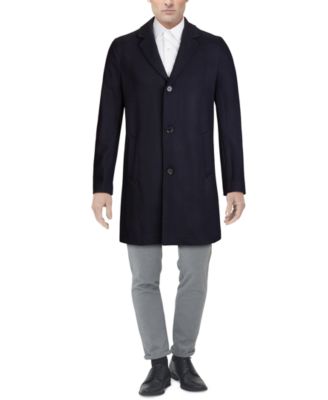 Cole Haan - Men's Melton Classic-Fit Topcoat
