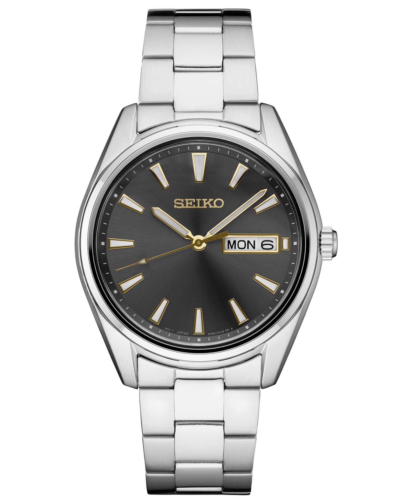 Мужские часы Seiko Essential Stainless Steel Bracelet Watch 40.2mm — фото 1