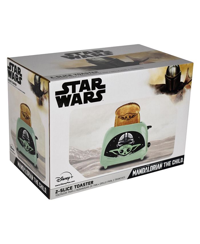 Uncanny Brands Star Wars The Mandalorian The Child 2Slice Toaster