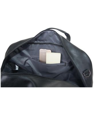 20" Faux Leather Lightweight Carry-On Travel Duffel