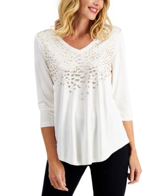 macys designer tops