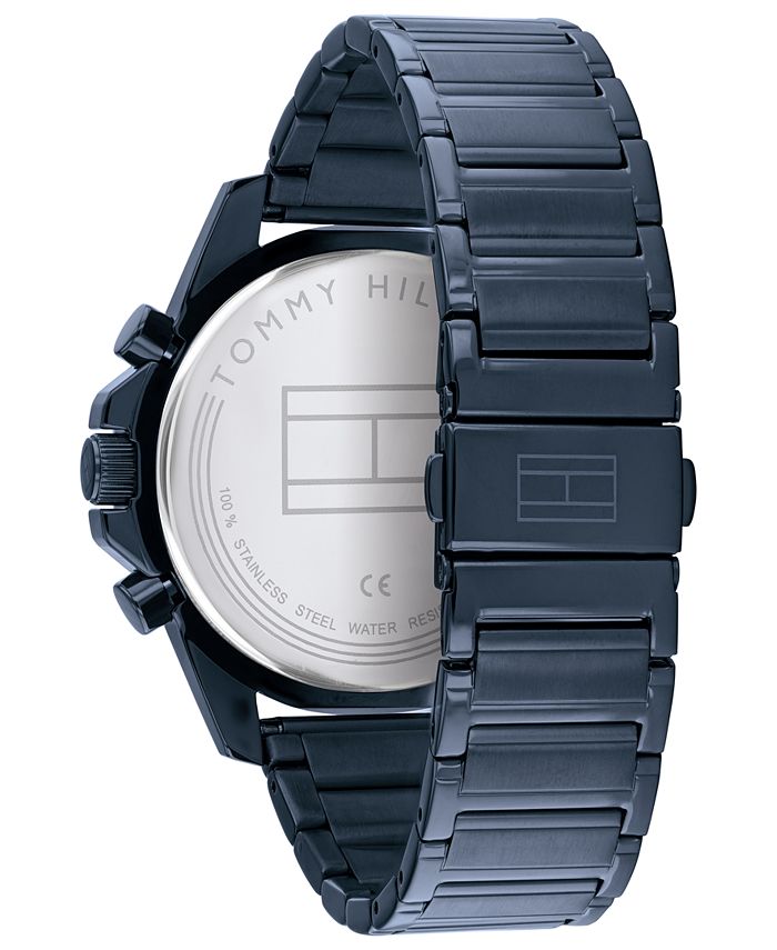 Tommy Hilfiger Men's Chronograph Blue Bracelet Watch 45mm Macy's