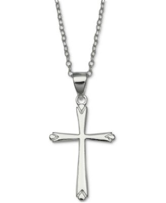 Giani Bernini - Cross 18" Pendant Necklace in Sterling Silver
