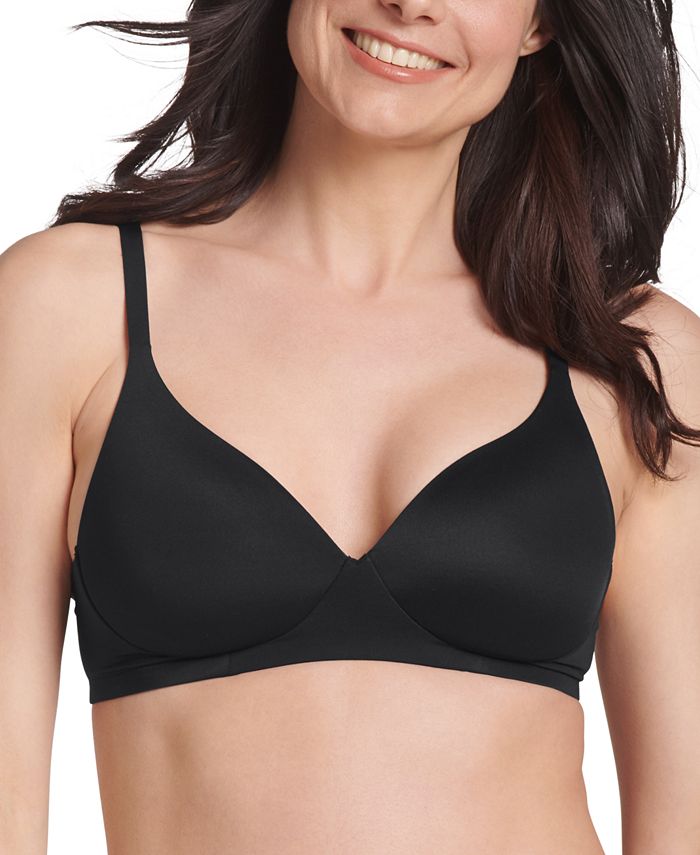 Jockey Forever Fit Full Coverage Molded Cup Bra In Black Size M