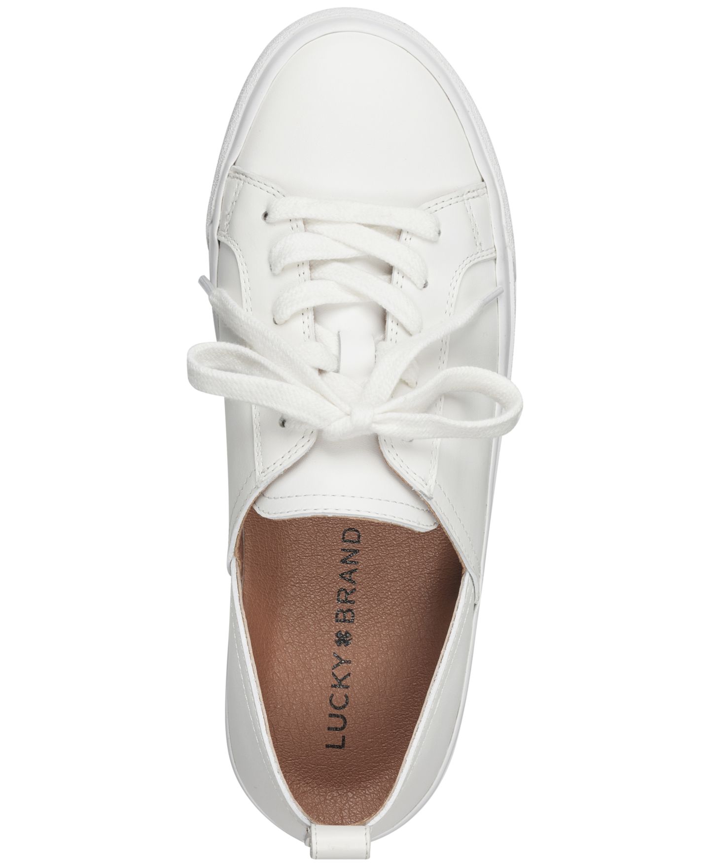 Женские кроссовки Lucky Brand Dansbey Lace-Up, цвет: Белый — фото 4