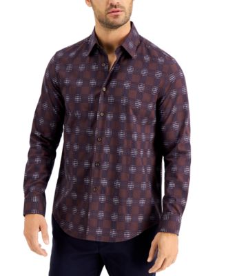 Tasso Elba - Men's Medallion Print Shirt