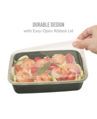 Food Prep 1-Compartment Food Storage Containers, Pack of 10