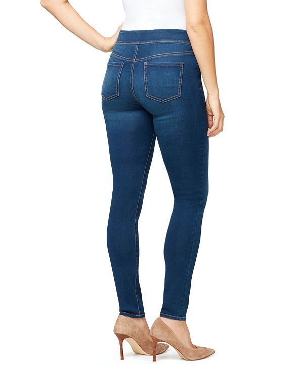 Gloria Vanderbilt Women's Avery Pull On Slim Jeans & Reviews - Jeans ...