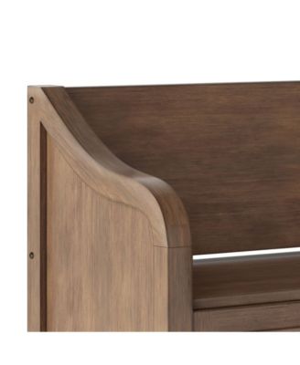 Connaught Solid Wood Entryway Storage Bench