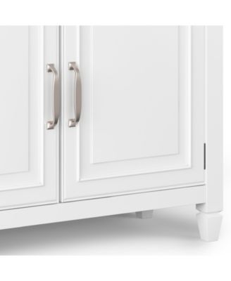 Connaught Solid Wood Entryway Storage Cabinet