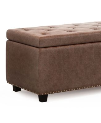 Hamilton Traditional Rectangle Storage Ottoman