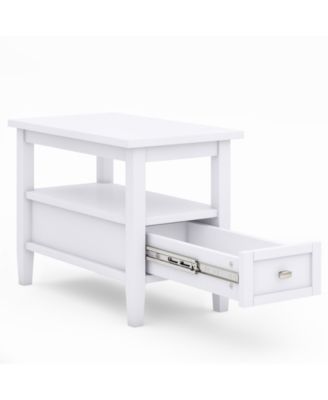 Warm Shaker Narrow Side Table