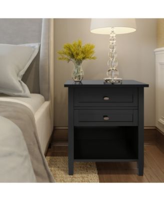 Warm Shaker Bedside Table