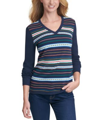 Tommy Hilfiger Ivy Float V-Neck Sweater 