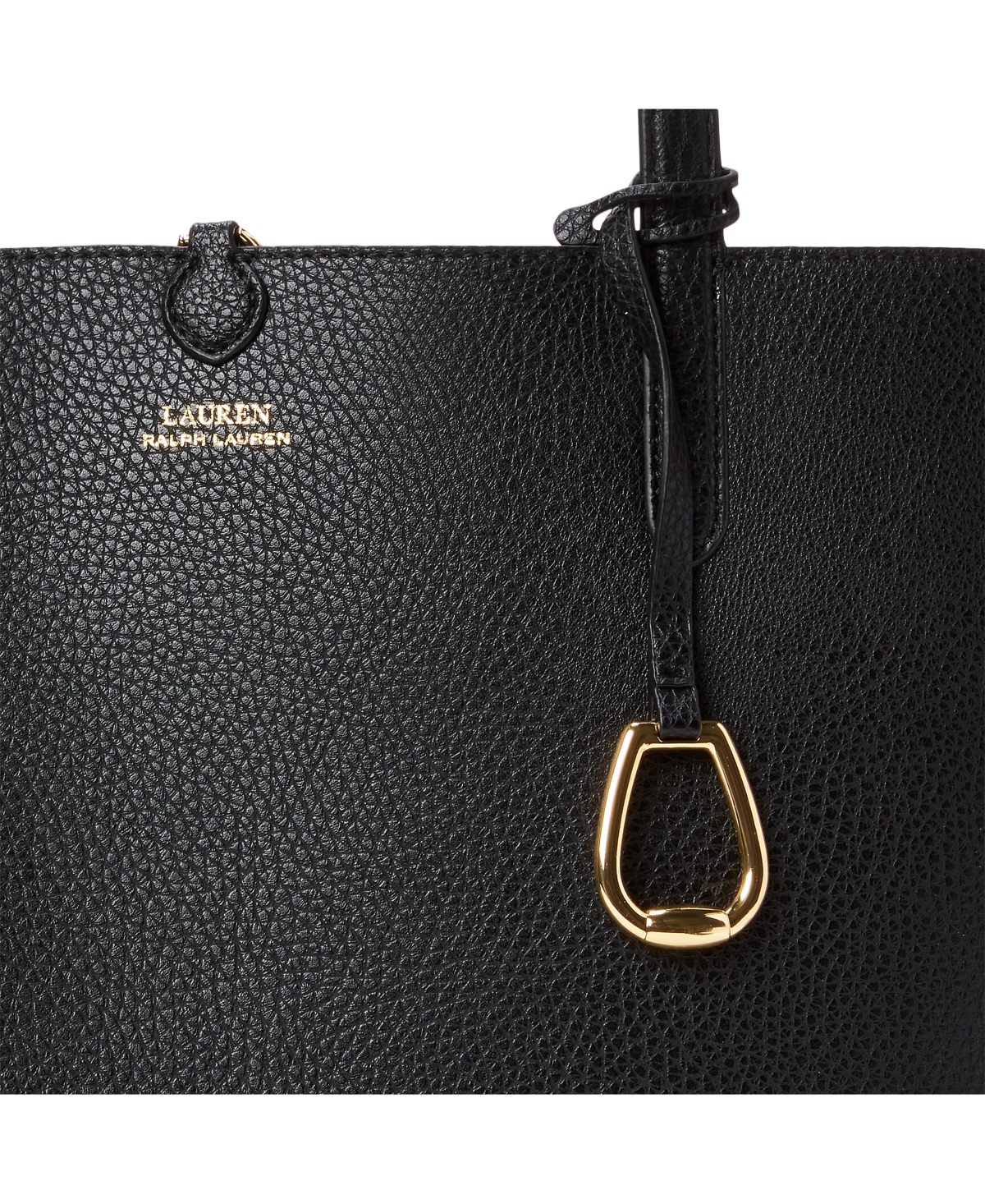 Ralph Lauren Reversible Shoulder Bag In Black And Mud In Black,taupe,gold