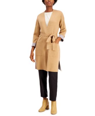 womens belted cardigan