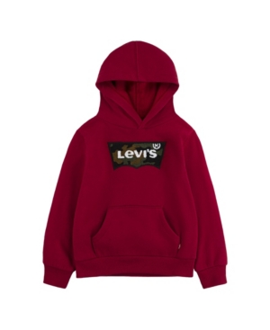 image of Levi-s Toddler Boys Batwing Logo Patch Fleece Hoodie