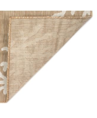 Carmel Coral Border 1'11" x 7'6" Runner Rug