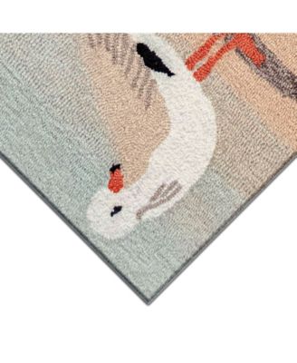 Frontporch Gulls Sand 2' x 5' Runner Rug