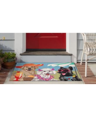 Frontporch Sassy Lassies Multi 2'6" x 4' Outdoor Area Rug