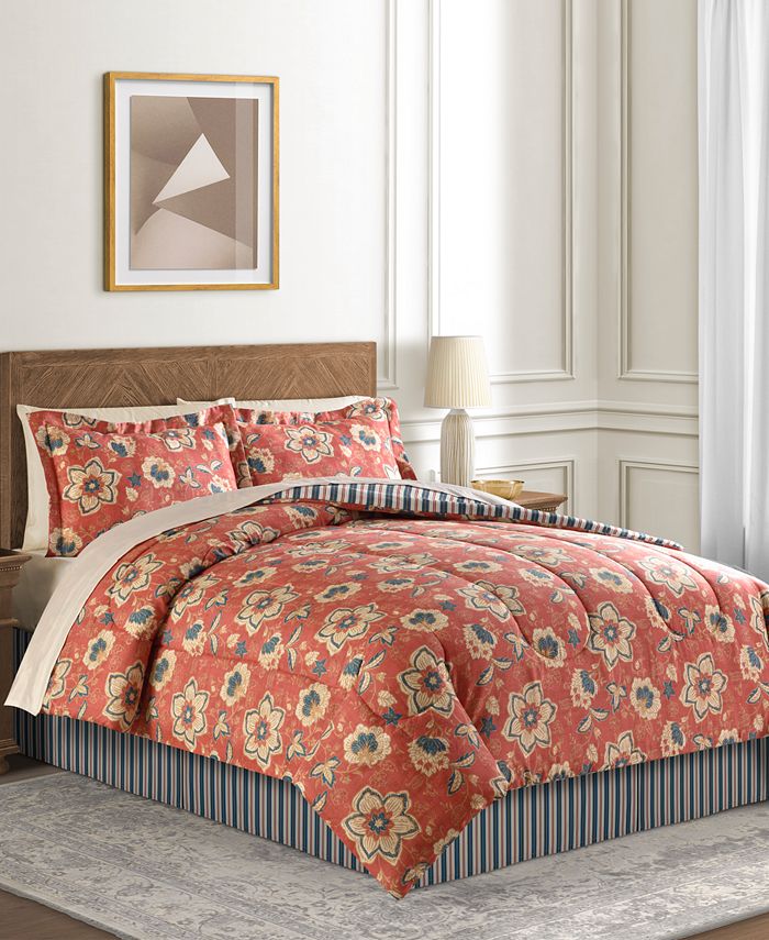 Fairfield Square Collection Francie 8Pc. Reversible Queen Comforter