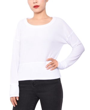 image of Derek Heart Juniors- Thermal-Knit Dolman Top