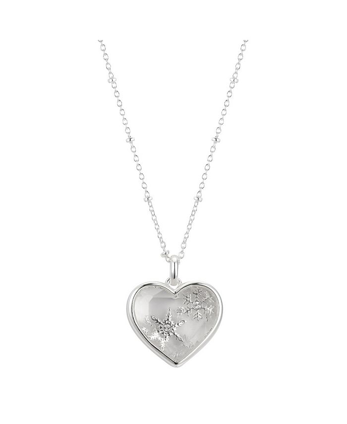 Macy's discount snowflake necklace