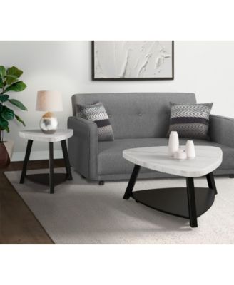 Lena Marble Top End Table
