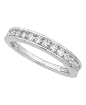 image of Certified Diamond Channel Band 1/2 ct. t.w. in 14k White or Yellow Gold