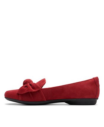 Clarks gracelin jonas suede ballet flats clearance