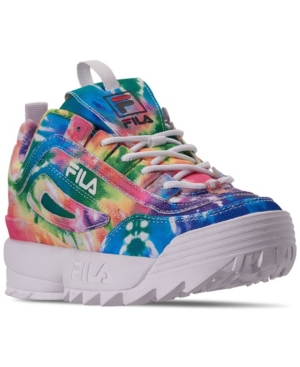 UPC 723567407142 product image for Fila Women's Disruptor Ii Tie-Dye Casual Athletic Sneakers from Finish Line | upcitemdb.com