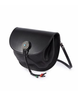 Women's Genuine Leather Garden Peony Crossbody