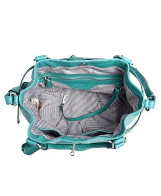 Women's Genuine Leather Pumpkin Bucket Bag